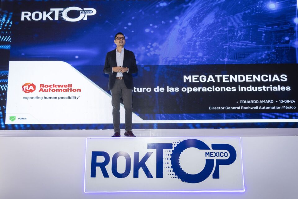 Retos y Oportunidades de la Manufactura en México ante el Nearshoring, por Eduardo Amaro, director regional de Rockwell Automation.