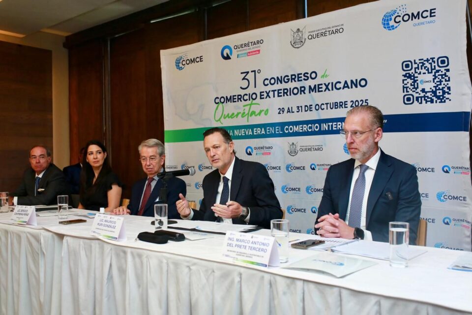 COMCE anuncia 31º Congreso del Comercio Exterior Mexicano en Querétaro