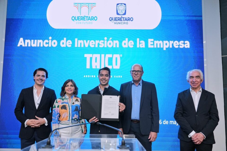 TAJCO invertirá 200 mdp en planta de autopartes en Querétaro