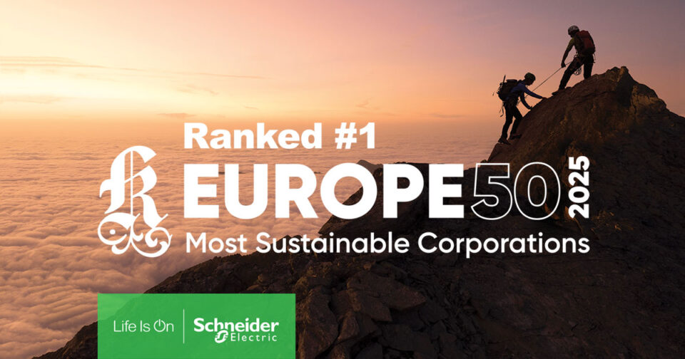 Schneider Electric nombrada la Empresa Más Sostenible del Mundo por la revista TIME y Statista