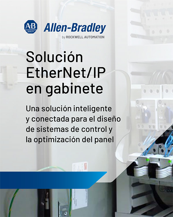 EtherNet/IP™ en gabinete de Rockwell Automation