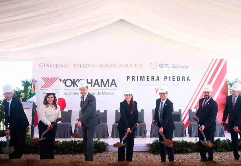 Yokohama Industries anuncia expansión en Aguascalientes con inversión de 464 mdp