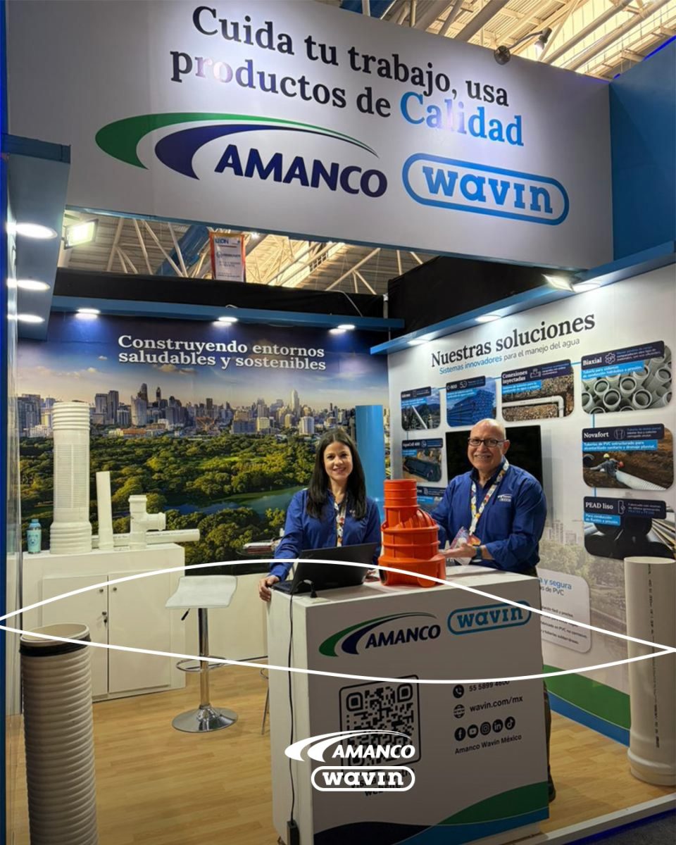 Amanco Wavin presenta soluciones integrales para el uso eficiente del agua en Expo ANEAS 2025