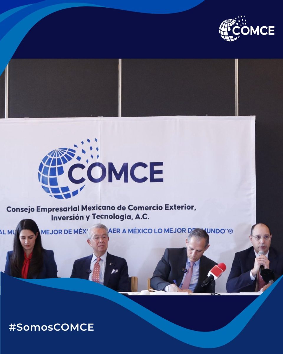 COMCE prevé un crecimiento de 6.5% en exportaciones mexicanas para 2026