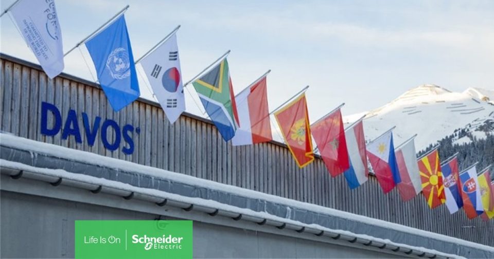 Schneider Electric impulsa la colaboración industrial para acelerar la tecnología energética en Davos