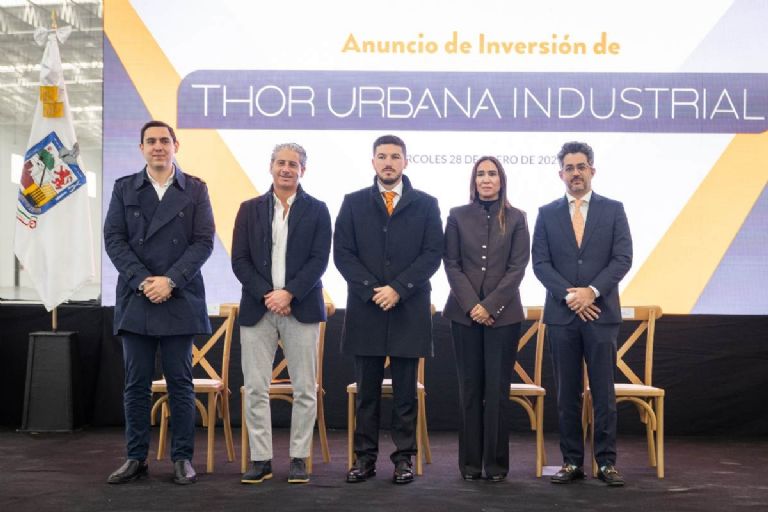 Thor Urbana invierte 3,400 mdp en nuevos parques industriales en Nuevo León