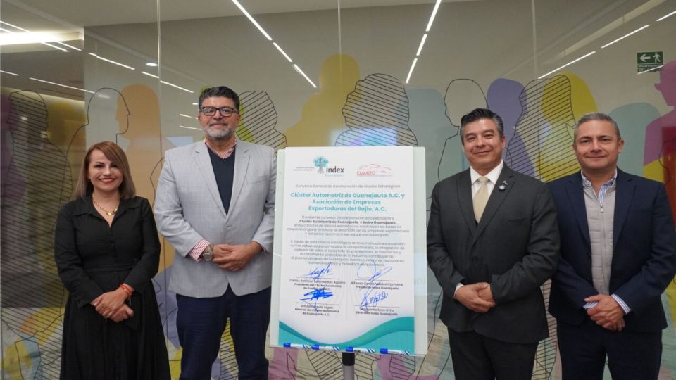 Index Guanajuato y el Clúster Automotriz de Guanajuato refuerzan colaboración para impulsar la industria