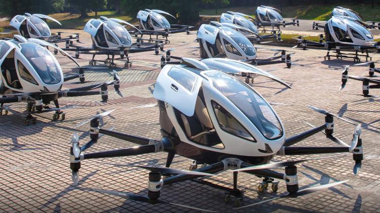 China autoriza primeros drones autónomos como “taxis voladores”
