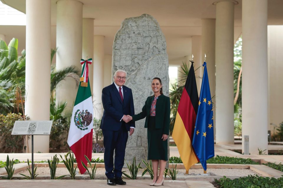 Claudia Sheinbaum y Frank-Walter Steinmeier fortalecen lazos entre México y Alemania
