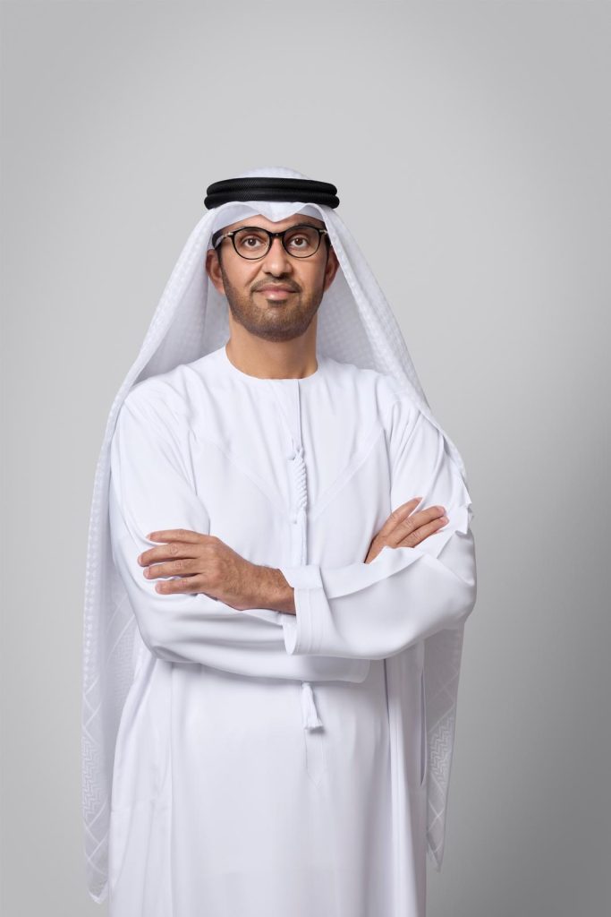el Dr. Sultan Ahmed Al Jaber, Ministro de Industria de los Emiratos Árabes Unidos y CEO del Grupo ADNOC
