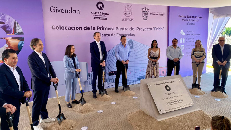 Givaudan expande presencia en México con inversión de 3,100 mdp en Querétaro