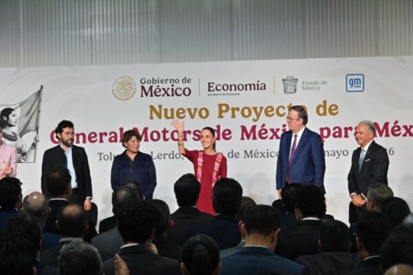 Sheinbaum encabeza inversión de General Motors por 1,000 mdd para producir 80,000 autos anuales
