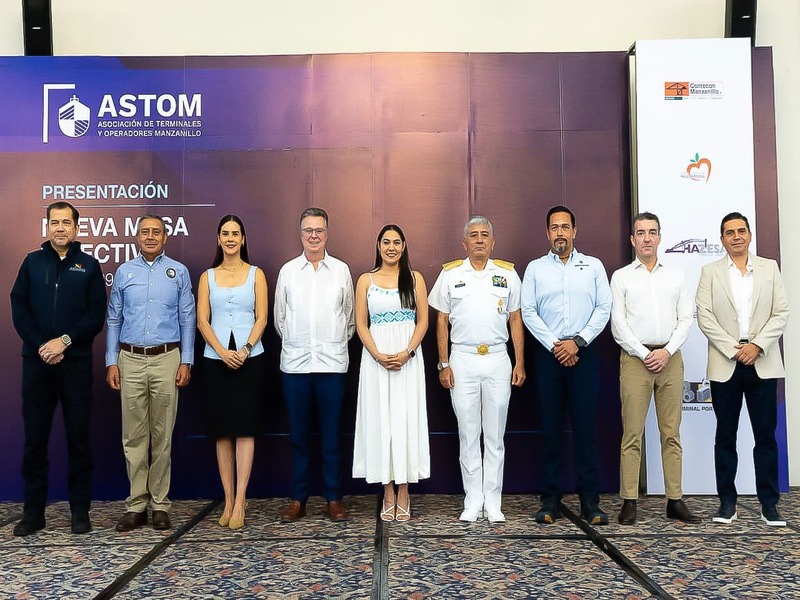 ASTOM anuncia inversión histórica de 1,400 mdd para modernizar el Puerto de Manzanillo hacia 2030